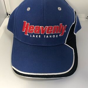 Heavenly Lake Tahoe Blue Cap 100% Cotton Vintage ski Snowboard Winter Sports